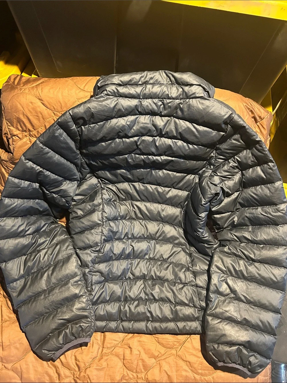 Patagonia Women's Xs or kids Puffer Jacket - Charcoal Gray